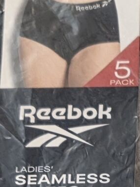 Reebok Ladies' Seamless Briefs - 5 Pack, Multi-colors, Size 1X